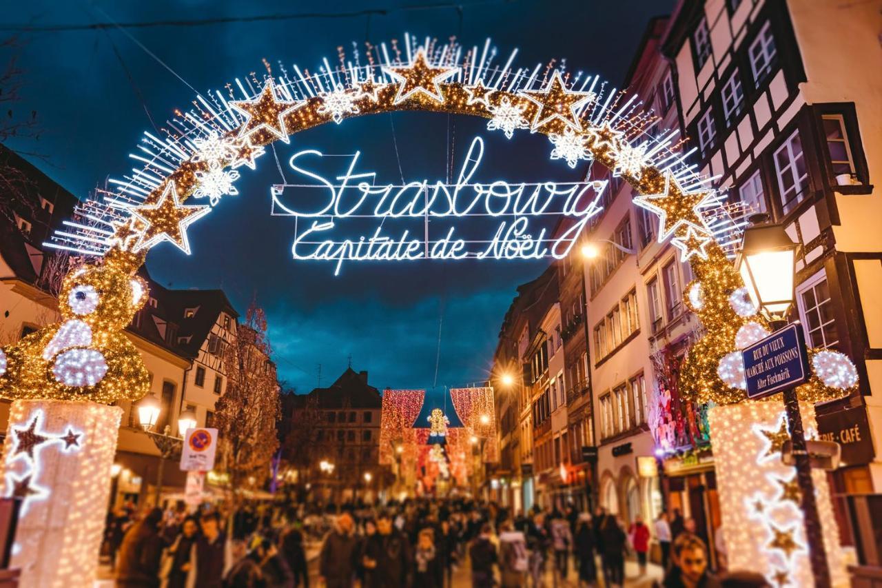 Appart Cosy Prive Avec Parking Gratuit Aux Portes De Strasbourg Hoenheim Exterior foto
