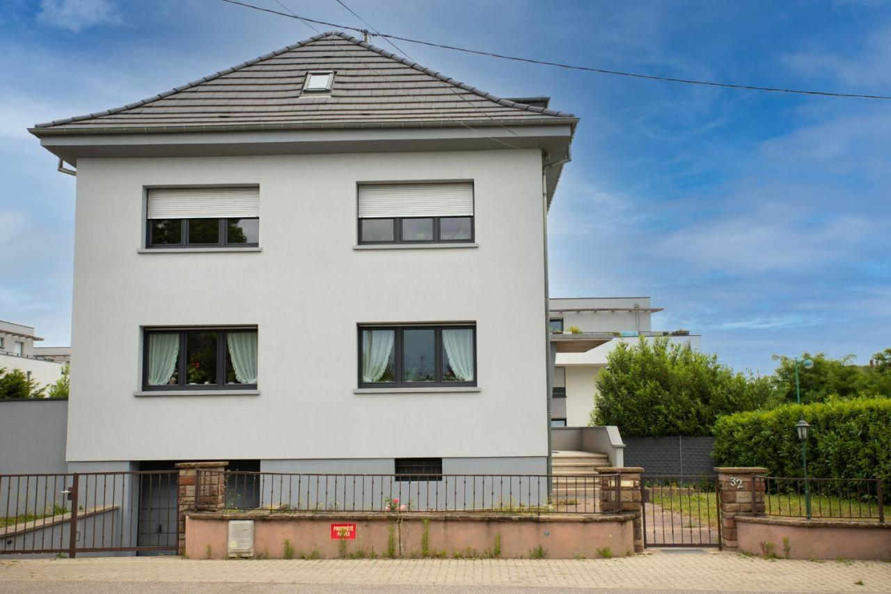 Appart Cosy Prive Avec Parking Gratuit Aux Portes De Strasbourg Hoenheim Exterior foto